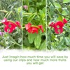 40 pcs Plastic Plant Training Clips, 90 Degrees Plant Stem