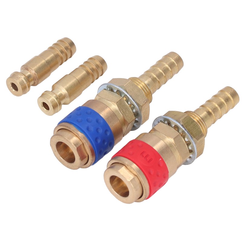 Welding Quick Connector Water Cooled Gas Adapter M8 Brass Fitting