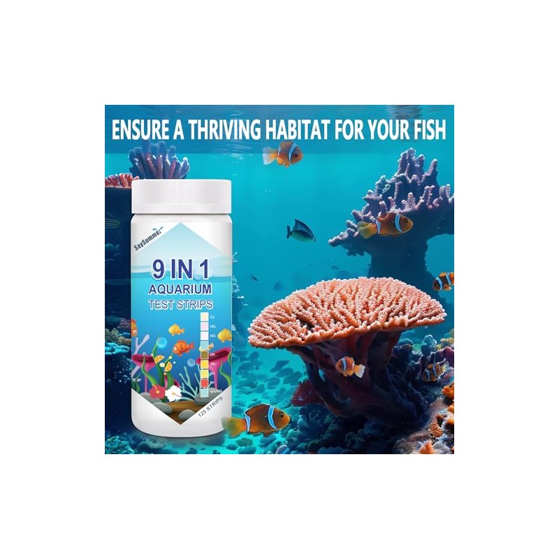 Tiras de prueba de acuario para tanque de peces: tiras