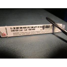Cleveland 8-36 UNF DIN HSSE 3FLT UNI Spiral Point Tap 2B TIALN PRO-861SP