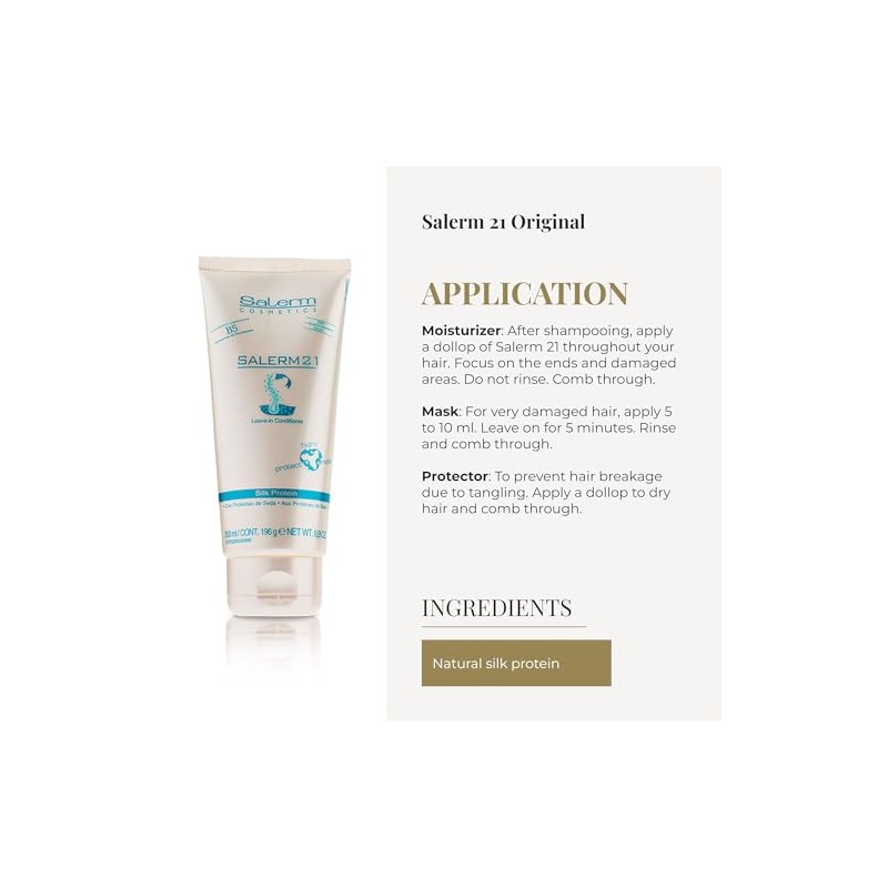 Salerm 21 B5 Silk Protein, 6.9 Ounce