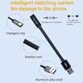 COUPLING USMILE COUPLING USMILE USB to USB C Adapter, Transfer up to 10Gbps,USB to Type C Charger Cable Adapter,Compatible with MacBook/iMac/iPad/iPhone 15 Series, Galaxy Note S24 Series(2pcs Black)