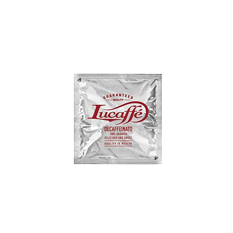 Lucaffe' 100% Arabica Decaf 40 ESE Espresso pods in Bulk