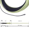 (5F/S, Black/mossgreen,ips5-6) - Aventik Sinking Tip Fly Line Sinking Tip