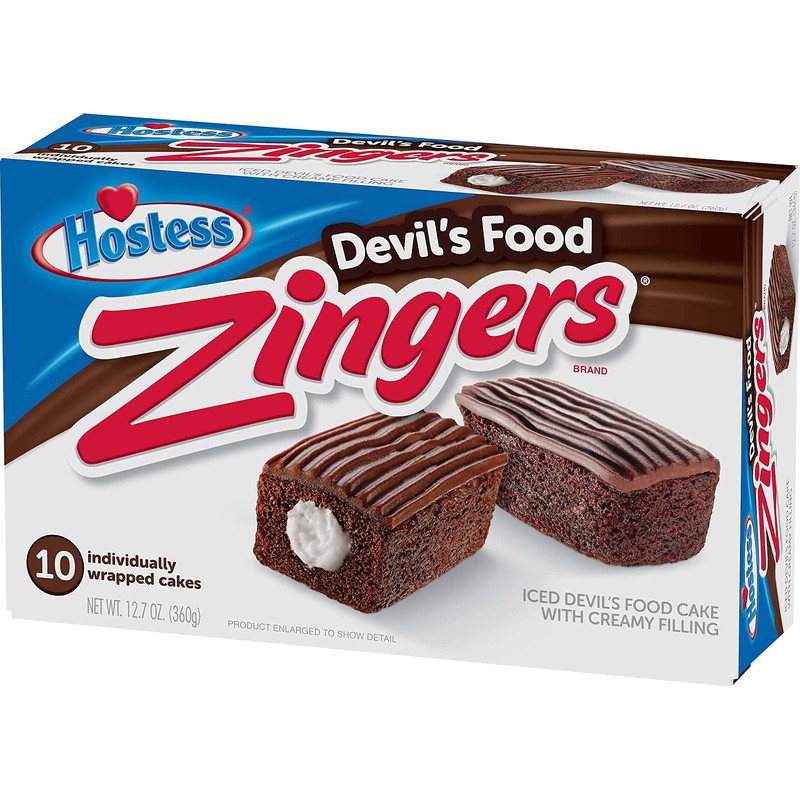 Hostess Iced Devil's Food Zingers | 12.7 Ounce | 10