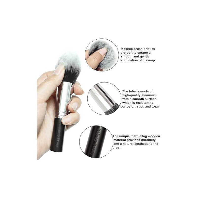 Juego de Brochas de Maquillaje de Viaje, Brochas de Maquillaje