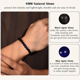 XKUZRWE 10 12 13 16 17 18 21 Year Old Boy Male Birthday Gifts for Boys Him, 30th 40th 50th Birthday Bracelet Gifts for Boys Men Son Grandson Nephew Brother Boyfriend Friend (12th Birthday)