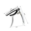 YCHIRO Guitar Capotast, One-touch Type, Zinc Alloy, Ultra Lightweight, Quick
