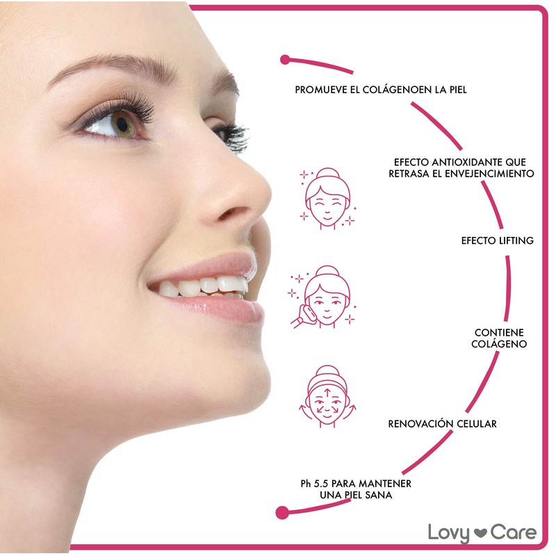 Crema Facial Q10+Colágeno Efecto Lifting |30 ml | Lovy Care|