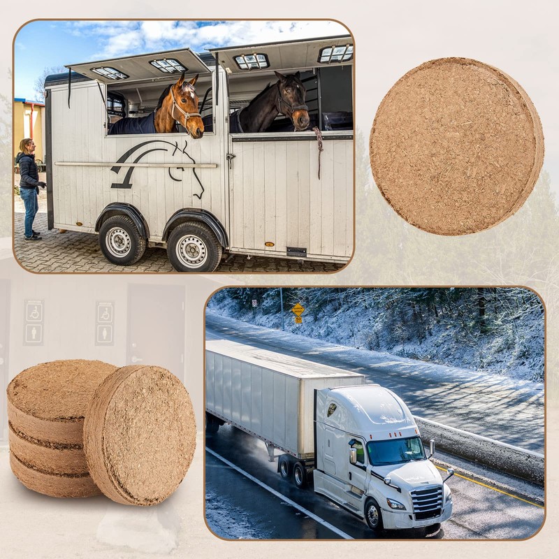 LEIFIDE Composting Toilet Coconut Coir Disks Coir Soil Disc for