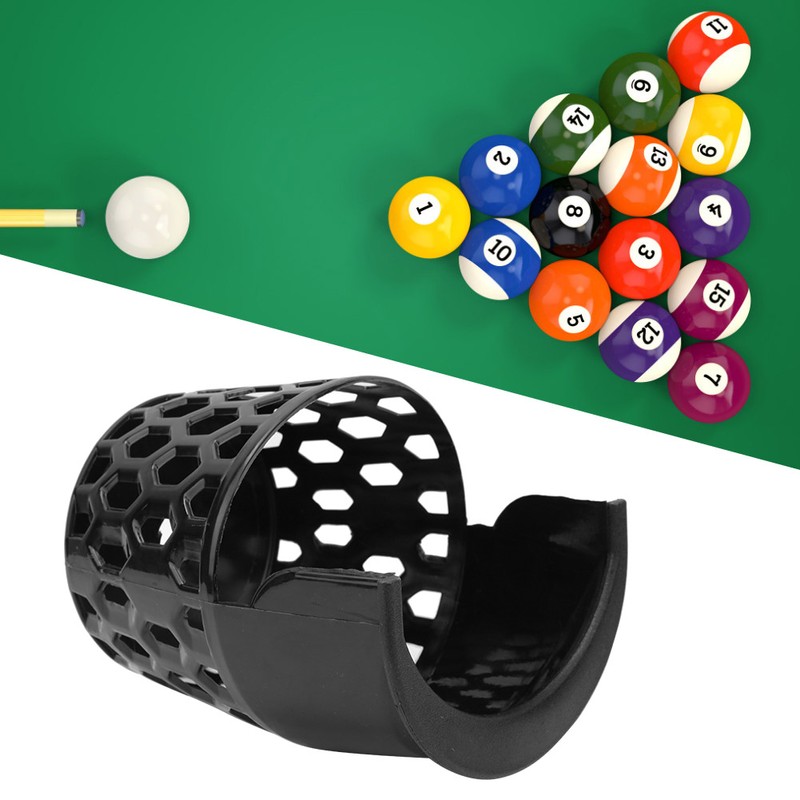6PCS Plastic Durable Practical Snooker Basket Home Entertainment Billiard Ball