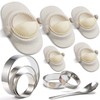 MUMSUNG Empanada Maker Press, 6-Inch Extra Large Dumpling Maker Set