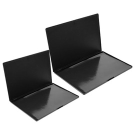 Baluue 2pcs Magnetic Eyeshadow Makeup Tray Portable Cosmetics Containers for Travel Sturdy Design for Eyeshadow Lip Balm More for Personal Salon Use