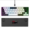 Membrane Gaming Keyboard 68 Keys RGB Backlit Ergonomic USB Interface
