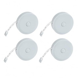 4 Cintas Métricas Retráctiles 1.5m Cm/Pulgadas