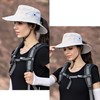 Women's Sun-Hat Ponytail-Beach-Bucket-Hat - Summer UV-Protection Mesh-Wide-Brim-Foldable-Hat with Ponytail Hole