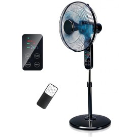 Aottop 16" Pedestal Fan with Touch Screen & LED Celsius Thermometer