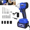 BRIEFNESS 310ft-lbs Electric Wrench Screwdriver for Car Vehicle Garage Workshop