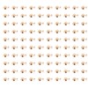 100pcs Mushroom Rivets Multipurpose Double Cap Mushroom Rivets for Belts