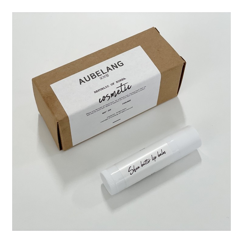 2) Obrang lip balmI repurchase natural shea butter a lot