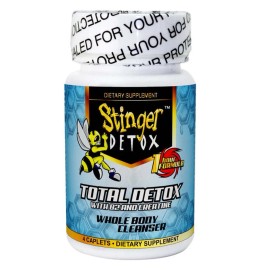 Stinger Detox 4 Caplet Whole Body Deep System Cleaner 1 hour formula
