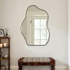 BOMINICA Irregular Wall Mirror - Asymmetrical Mirror for Bathroom, Living