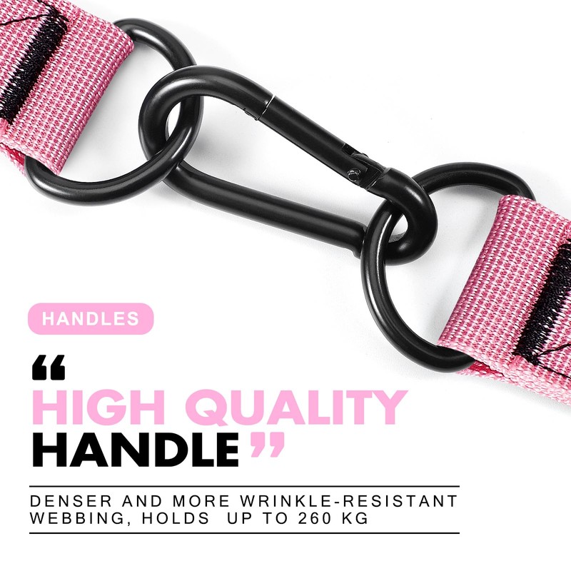 Resistance Band Handles, Replacement Handle Attachments for Cable Machine Pulleys,