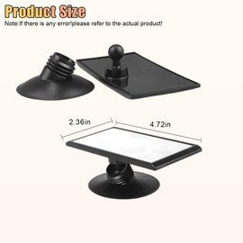 UHANBUT Car Interior Rearview Baby Mirror, Adjustable Wide Angle Windshield Backseat Mirror with Suction Cup, Universal Car Safety Rearview Accessories for Viewing Rear Passengers (HD-155)