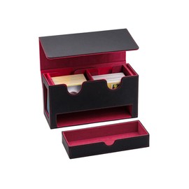 Wigearss Card Deck Box for MTG, Card Storage Box, Trading Card Box for 300+ Cards, Compatible with Trading Card Games TCG, Yugioh Cards