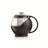 Bialetti 06714 6-Cup Tea Pot, Plastic, Black