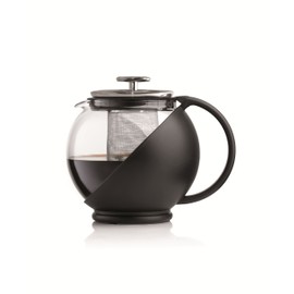 Bialetti 06714 6-Cup Tea Pot, Plastic, Black