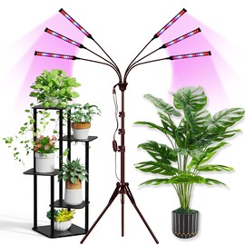 Abriselux LED Grow Light Coverage and Upgraded Larger Board, Full Spectrum Grow Lamps for Indoor Hydroponic Growing Light with High PPFD (6 Arms)