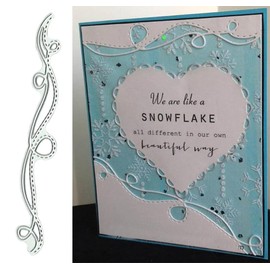 Lace Border Dies Metal Die Cuts, Lace Border Frame Metal Cutting Dies Cut Stencils for DIY Scrapbooking Cards Photo Album Decorative Embossing Paper Dies for Scrapbooking Card Making