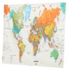 FUNOMOCYA Map Tapestry Wall Art Creative Bedroom Decor for Home