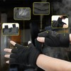 Mokmgic Training Gloves, Fitness Gloves, Muscle Training, Wrist Strap, Mesh