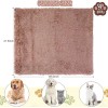 vital cozy 4 Pcs Calming Pet Throw Blanket Shaggy Plush
