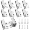 Luomorgo 10 Pcs Tile Display Wall Hanger, Stainless Steel Wall