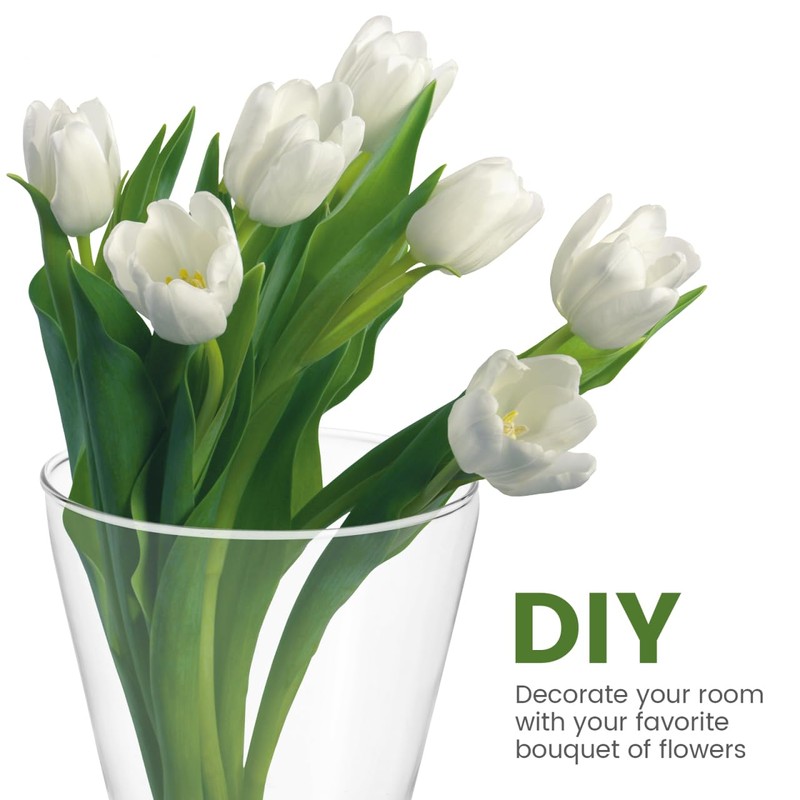 Yardwe Hanging Vase Clear Wall Planter Succulent Pot for Home