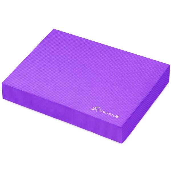 ProsourceFit Exercise Balance Pad 15 x 12 - Purple (ps-1038-bp-r-purple)