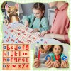 Montessori Letras Móvil Alfabeto De Madera Con Caja Y Estera