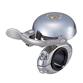Cateye OH-2300B Hibiki Brass Bell: Polished Silver