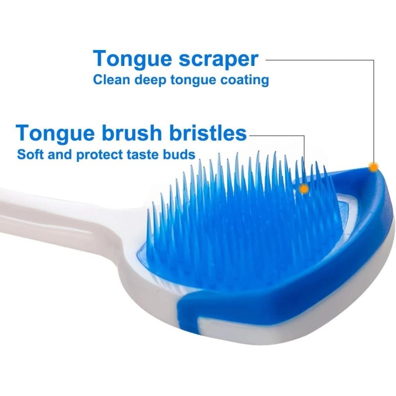 MR LION Tongue Brush, Tongue Scraper, Tongue Cleaner Helps Fight