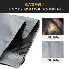 Alpha Rider Car Curtain, Blackout Sunshade, Interior Curtain, For Sleeping in the Car, Room Divider, 31.5 x 27.0 inches (80 x 68.5 cm), Set of 2, Includes Magnet, UV Protection, Rear Seat, For