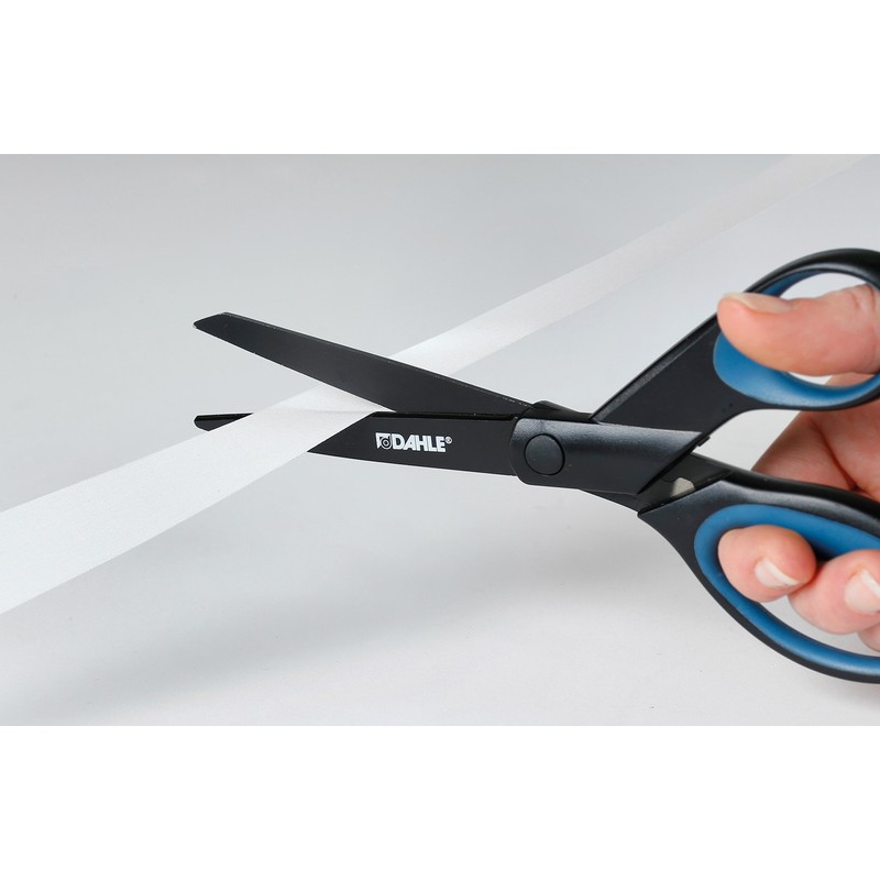Dahle 54305-12977 office titanium scissors for right-handed people 18 cm