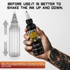 Black Tattoo Ink 4oz(120ml) Friendly Pigment Tattoo Supplies True Black