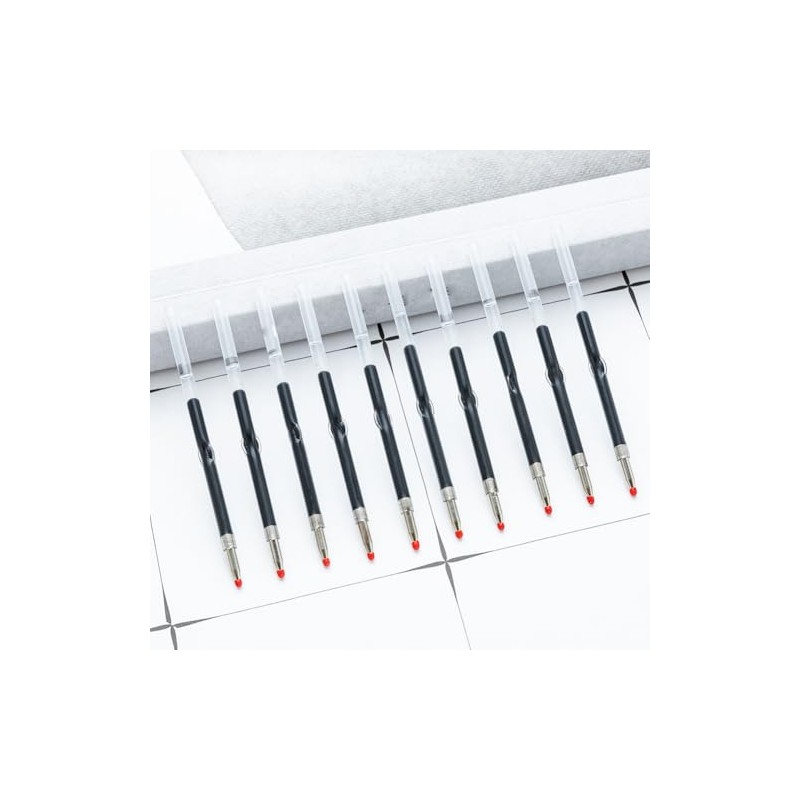 FSSTUD 100 Pcs 6 cm Black Ink Beadable Pens Refills