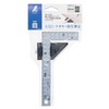 Shinwa Sokutei 12433 Thick Wide Width Silver 5.9 inches (15