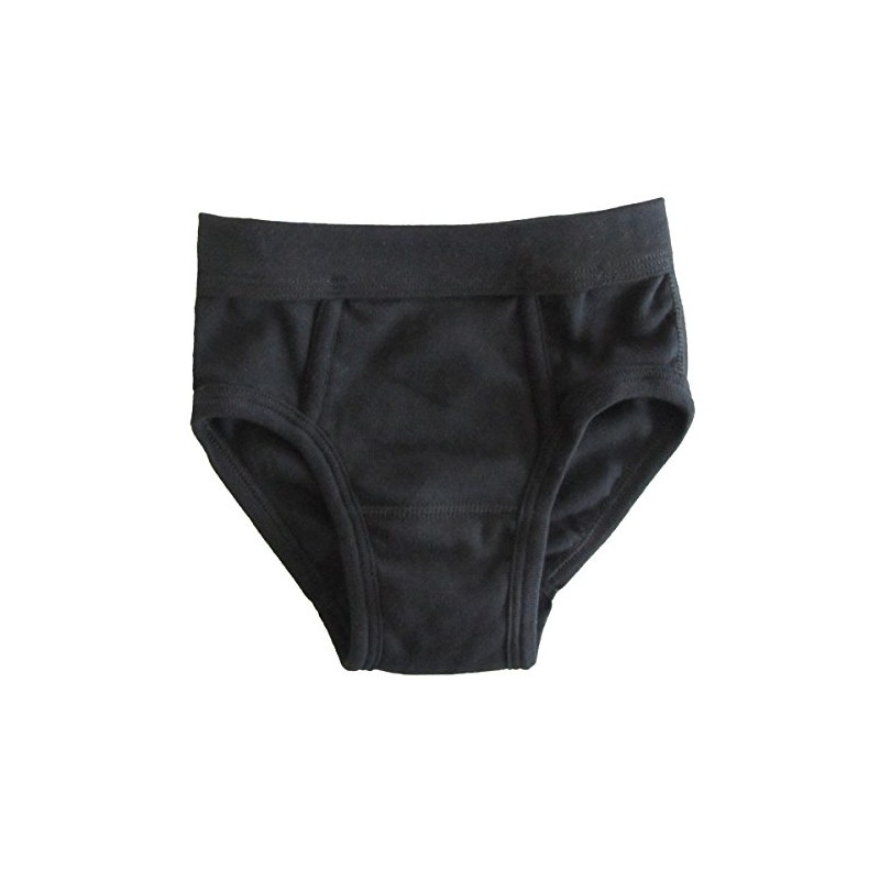 HERMKO 2840 Pack of 4 Boys' Briefs with Soft Waistband