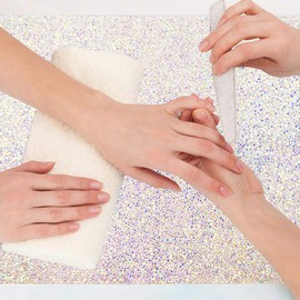 EBANKU Manicure Hand Rest Table Mat for Nail Design, Manicure Hand Rest Pad, Nail Armrest, Foldable, Washable, Manicure Set for Hand Cushion