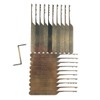 TPM Go 20pcs Lock Pick Rake,Beginner Rake Lock Pick Set